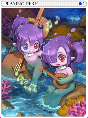 Playing Pere Card illustration