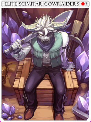 엘리트 시미터 소적단 카드 illustration