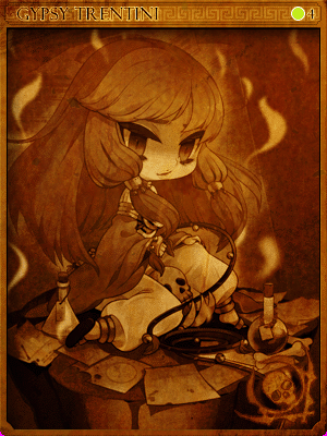 Sealed Gypsy Trentini Card illustration