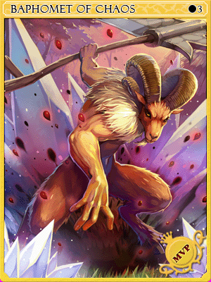 Chaotic Baphomet Card illustration