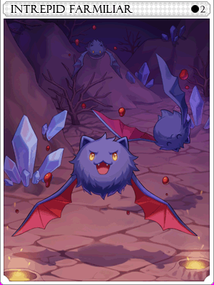 Intrepid Familiar Card illustration