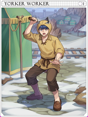 Yorker Worker Card illustration