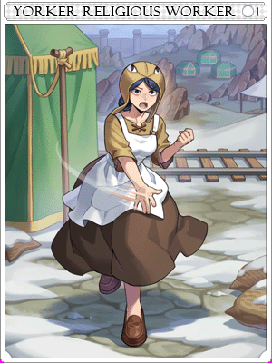 Yorker Religious Worker Card illustration