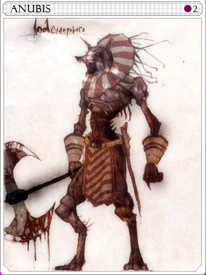 아누비스 카드 illustration