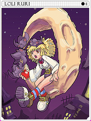로리루리 카드 illustration