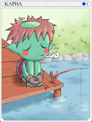 캇파 카드 illustration