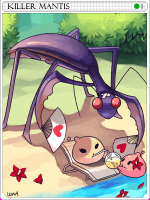 Killer Mantis Card illustration