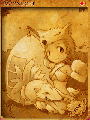 Sealed Moonlight Flower Card illustration