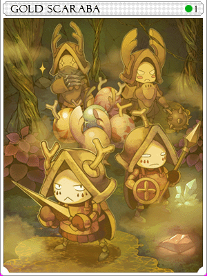 황금 스카라바 카드 illustration