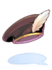 Quepe com Pluma