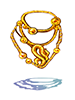 Glittering Snake Shape Rosary