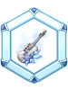 Printed Glacier Violin
