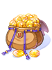 Yellow Gemstone Pouch