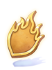 Flame Gold Coin