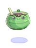 Frog Egg Squid Ink Soup