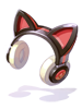 Costume: Cyber Cat Ear Headphones (Red)