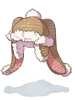 Costume: Rabbit Ear Knit Hat