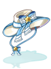 Costume: Aqua Ten Gallon Hat