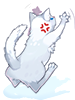 Costume: Scratching Cat
