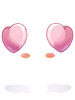 Costume: Fluffy Heart Earmuffs