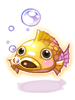 Golden Fish Hat-LT