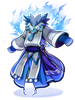 Blue Flame Magical Robe
