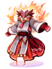 Flame Flower Magical Robe
