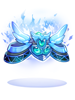 Blue Flame Magical Manteau