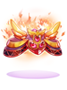 Flame Flower Magical Manteau
