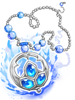 Blue Flame Magical Necklace