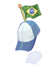 Brazilian Flag Hat