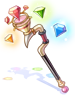 Elemental Spell Booster Stick