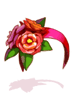 Red Flower Hairband
