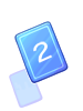 Blue 2 Card