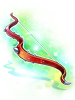 Scarlet Dragon Leather Bow-LT