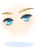 Costume GeminiS58 Eyes Blue