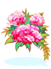 의상 카네이션 머리띠